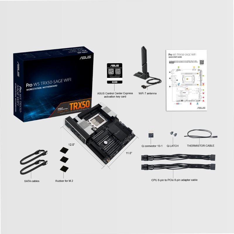 Pro WS TRX50-SAGE WIFI - Specifiche Generali｜Schede Madri｜ASUS Italia