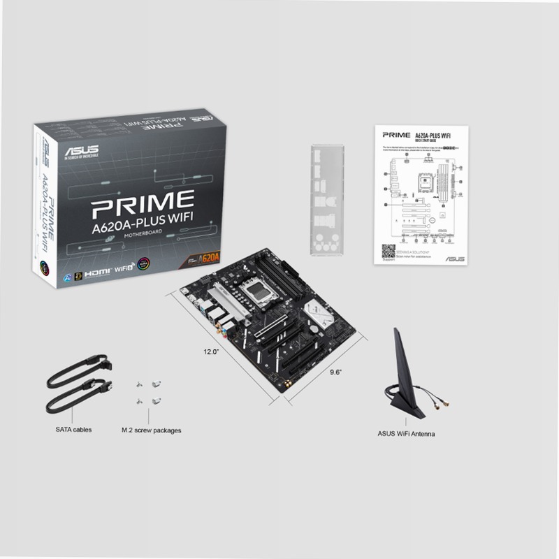 ASUS Prime A620A-PLUS WIFI AMD DDR5 AM5