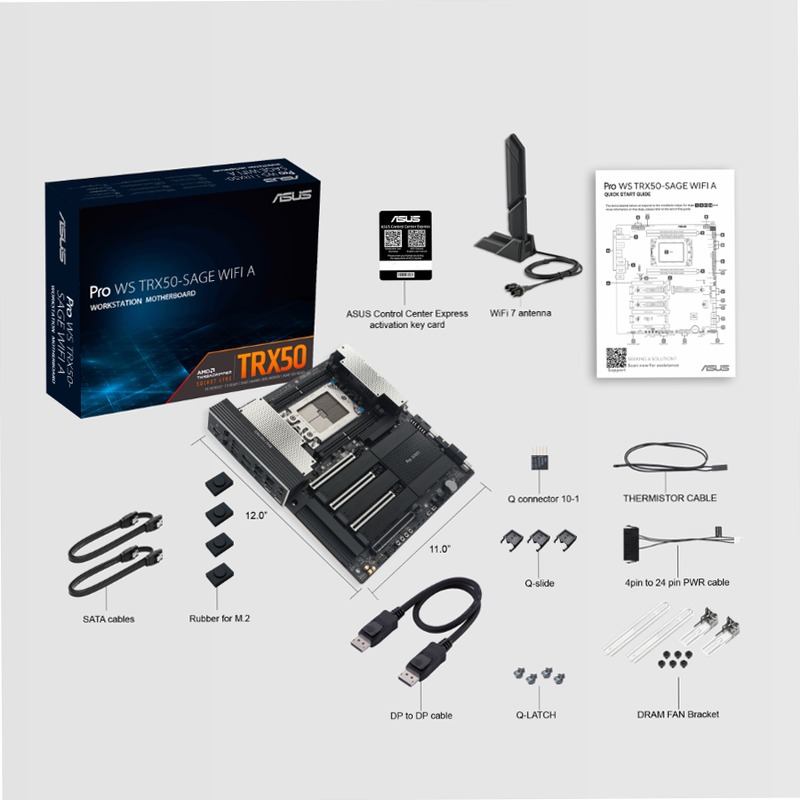 Pro WS TRX50-SAGE WIFI A - Specifiche Generali|Schede Madri|ASUS Italia AMD