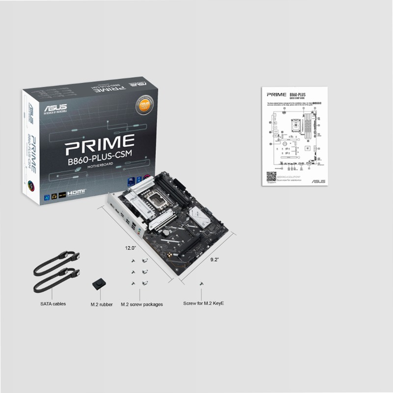 PRIME B860-PLUS-CSM - Specifiche Generali|Schede Madri|ASUS Italia Intel DDR5