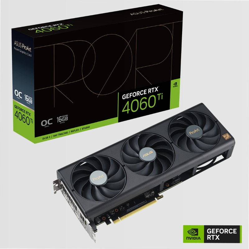 ProArt GeForce RTX™ 4060 Ti OC edition 16GB GDDR6 | Graphics Card| ASUS Global - Specifiche Generali
