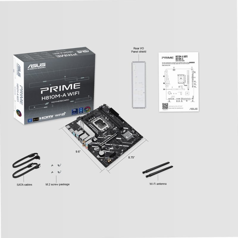 PRIME H810M-A WIFI - Specifiche Generali|Schede Madri|ASUS Italia Intel DDR5