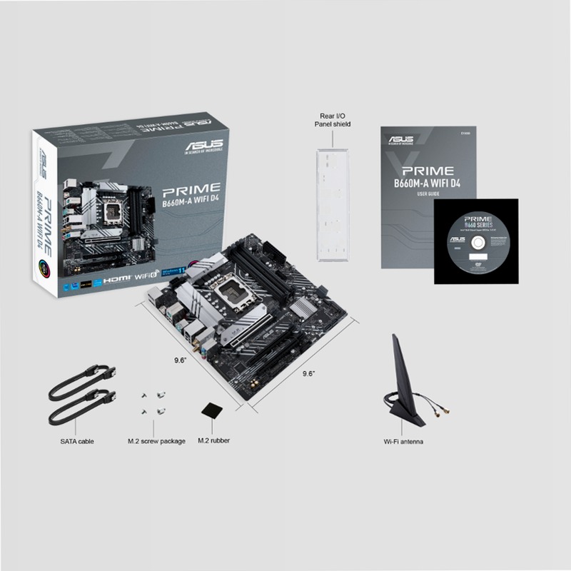 ASUS PRIME B660M-A WIFI D4 - Scheda Madre Intel ATX