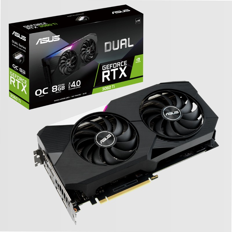 ASUS Dual GeForce RTX 3060 Ti V2 OC Edition 8gb GDDR6