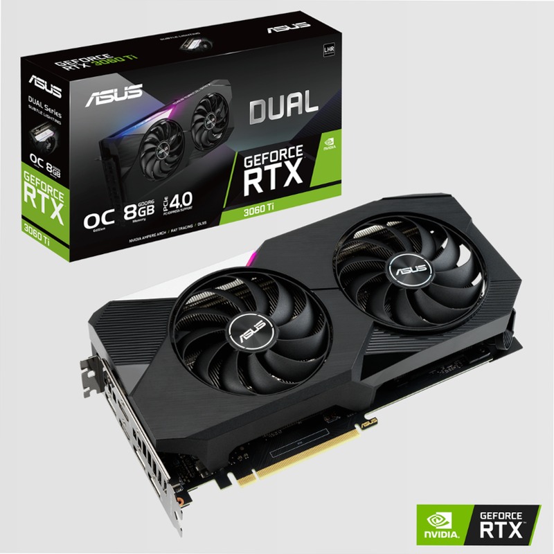 ASUS Dual GeForce RTX 3060 Ti V2 OC Edition 8gb GDDR6