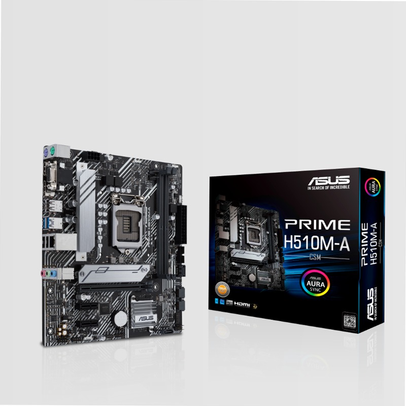 PRIME H510M-A/CSM - Micro ATX per Performance Semplice LGA 1200 Micro-ATX LGA1200