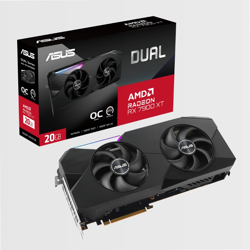 ASUS Dual Radeon™ RX 7900 XT OC Edition 20GB GDDR6