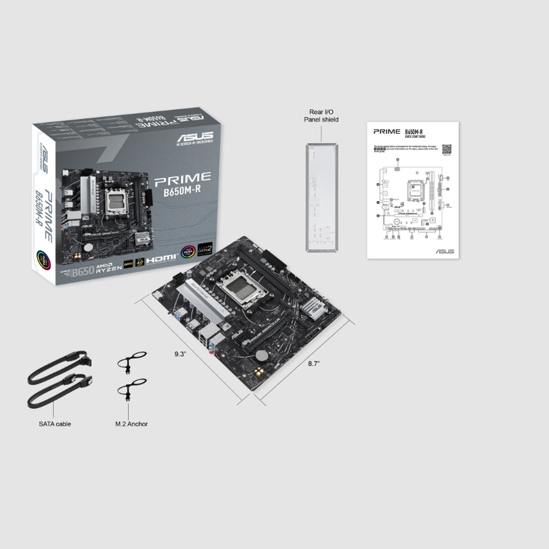 PRIME B650M-R - Specifiche Generali|Schede Madri|ASUS Italia AMD DDR5 AM5