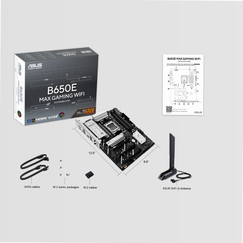 B650E MAX GAMING WIFI - Specifiche Generali|Schede Madri|ASUS Italia AMD DDR5 AM5