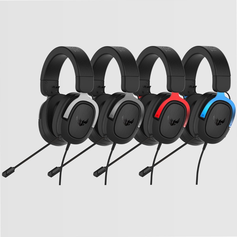 TUF GAMING H3 Headset - Cuffie per Gaming Argento