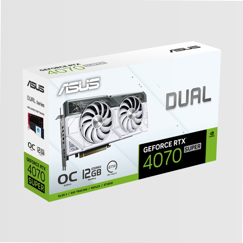 ASUS Dual GeForce RTX™ 4070 SUPER White OC Edition 12GB GDDR6X - Specifiche Generali