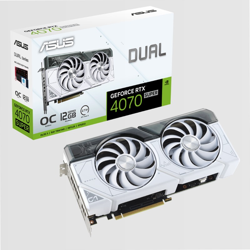 ASUS Dual GeForce RTX™ 4070 SUPER White OC Edition 12GB GDDR6X - Specifiche Generali