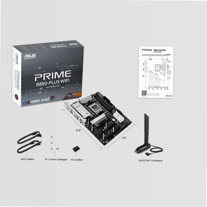 PRIME B850-PLUS WIFI - Specifiche Generali|Schede Madri|ASUS Italia AMD DDR5 AM5