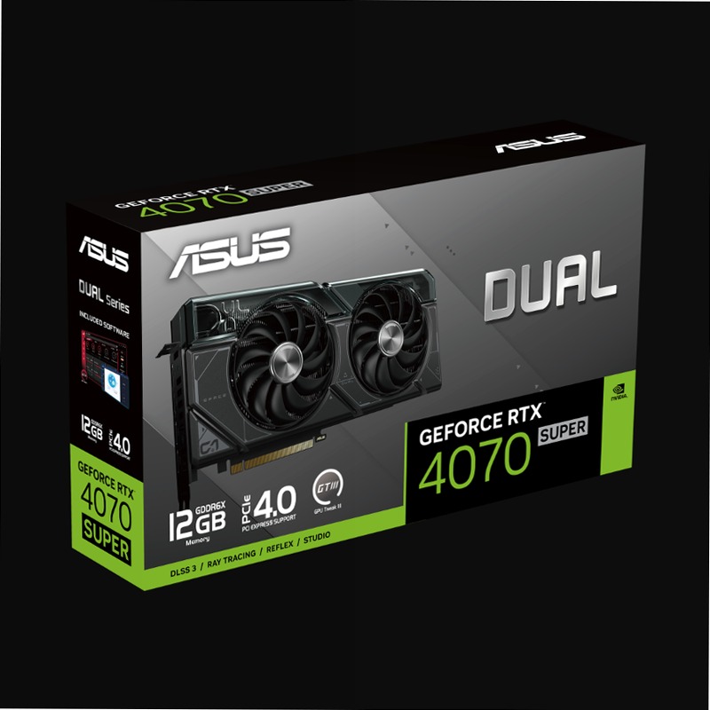 ASUS Dual GeForce RTX™ 4070 SUPER 12GB GDDR6X | Graphics Card | ASUS Global - Specifiche Generali