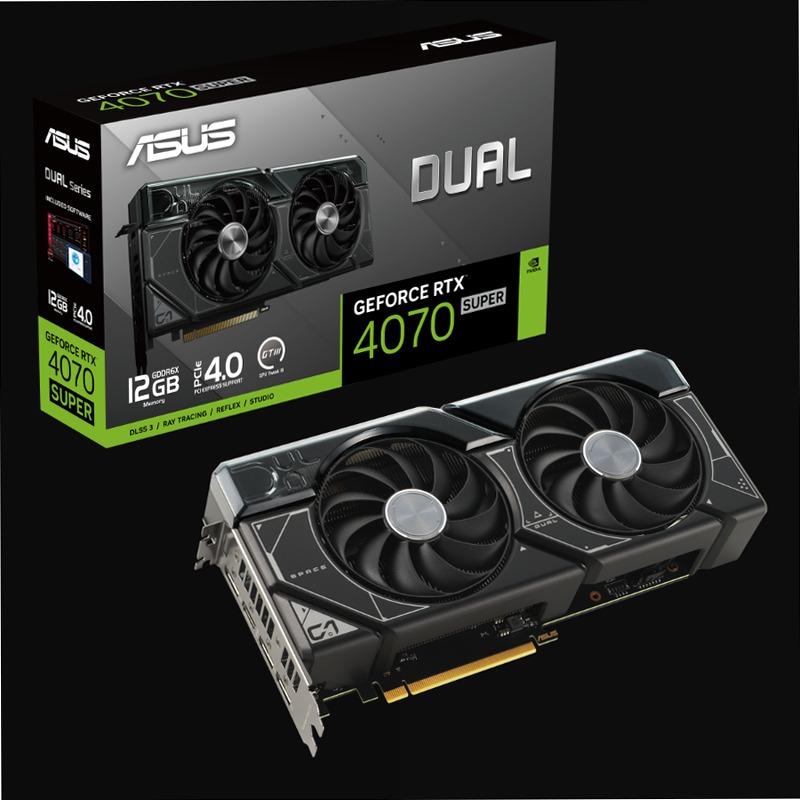 ASUS Dual GeForce RTX™ 4070 SUPER 12GB GDDR6X | Graphics Card | ASUS Global - Specifiche Generali