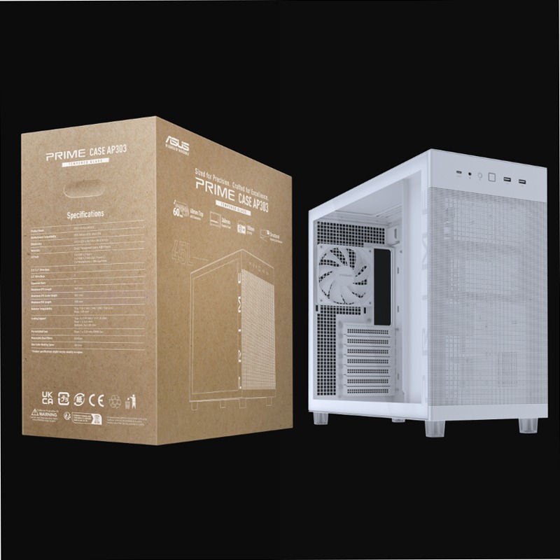 ASUS Prime AP303 - Tempered Glass Panel - Specifiche Generali|Case per PC|ASUS Italia