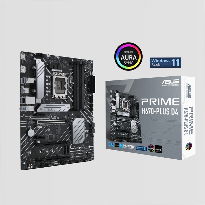PRIME H670-PLUS D4 - Scheda Madre ASUS Intel ATX