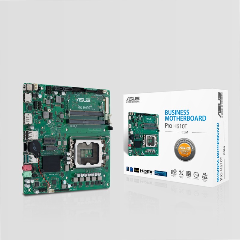 Pro H610T-CSM - Scheda Madre ASUS Intel DDR5 LGA1700