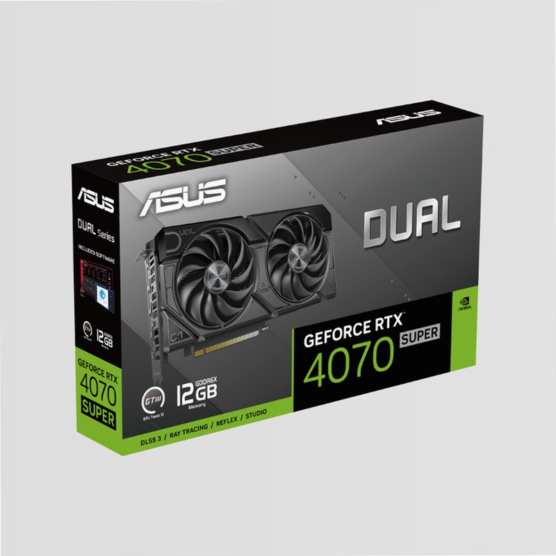 ASUS Dual GeForce RTX™ 4070 SUPER EVO 12GB GDDR6X