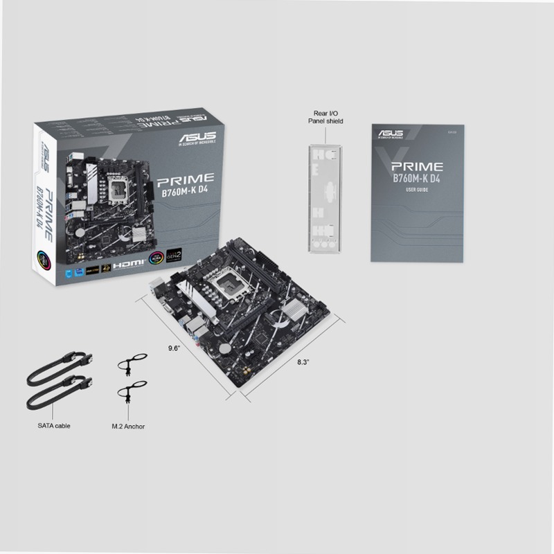 ASUS Prime B760M-K D4 Intel LGA 1700 ATX LGA1700