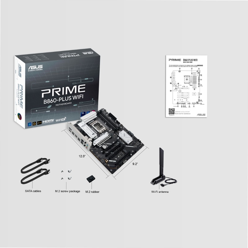 ASUS PRIME B860-PLUS WIFI - Scheda Madre Intel DDR5