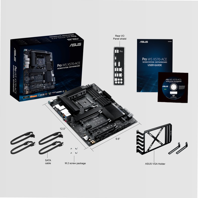 Pro WS X570-ACE - Specifiche Generali|Schede Madri|ASUS Italia AMD DDR4 AM4 AM4