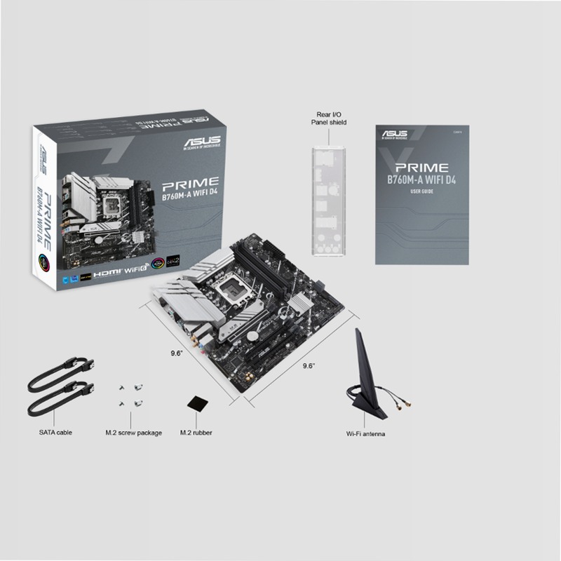ASUS PRIME B760M-A WIFI D4 - Scheda Madre Intel