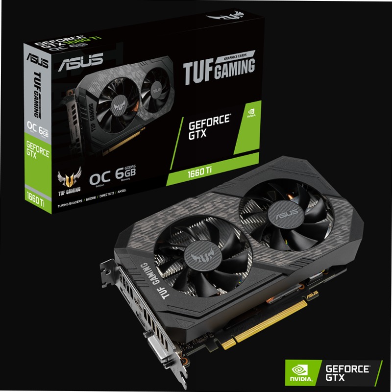 ASUS TUF Gaming GeForce® GTX 1660 Ti EVO OC Edition 6GB GDDR6 | Graphics Card - Specifiche Generali