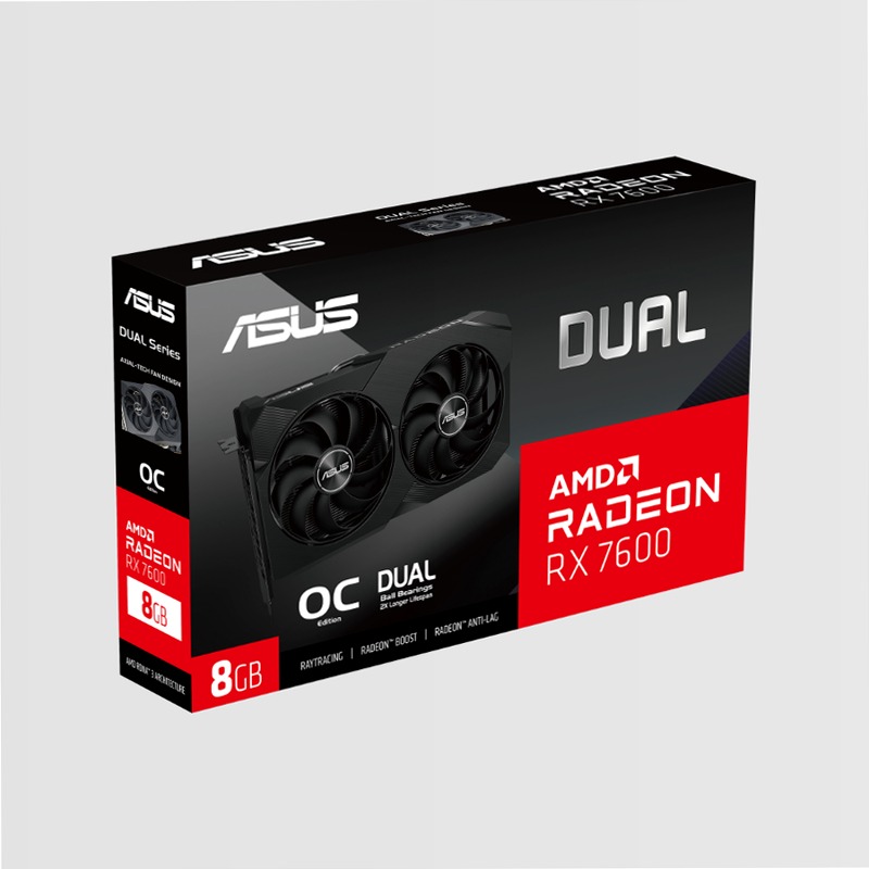 ASUS Dual Radeon™ RX 7600 V2 OC Edition 8GB GDDR6 | Graphics Card| ASUS Global - Specifiche Generali