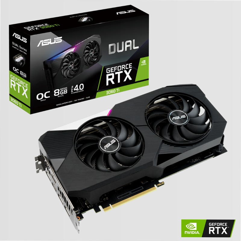 ASUS Dual GeForce RTX 3060 Ti OC Edition 8GB GDDR6