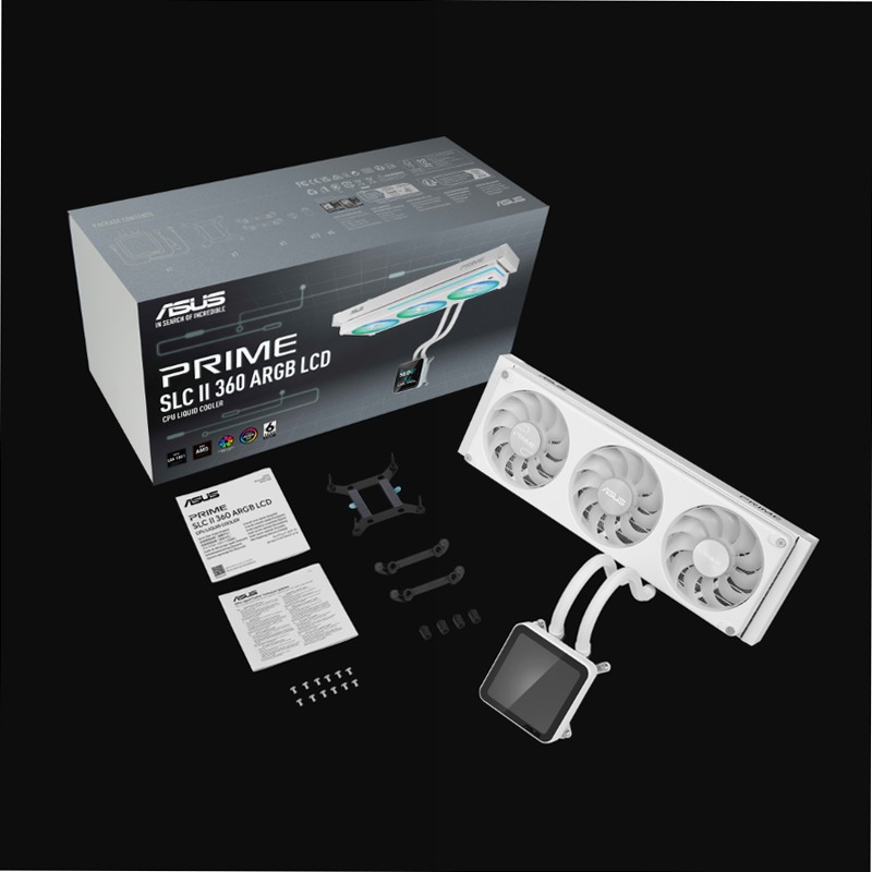 Prime SLC II 360 ARGB LCD White Edition