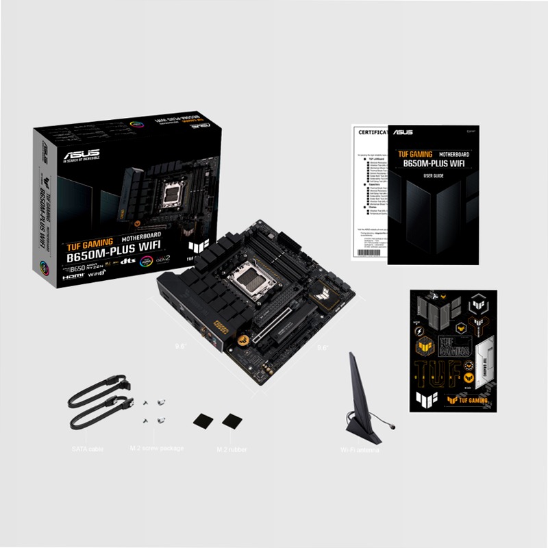 TUF GAMING B650M-PLUS WIFI - Specifiche Generali|Schede Madri|ASUS Italia AMD DDR5 AM5