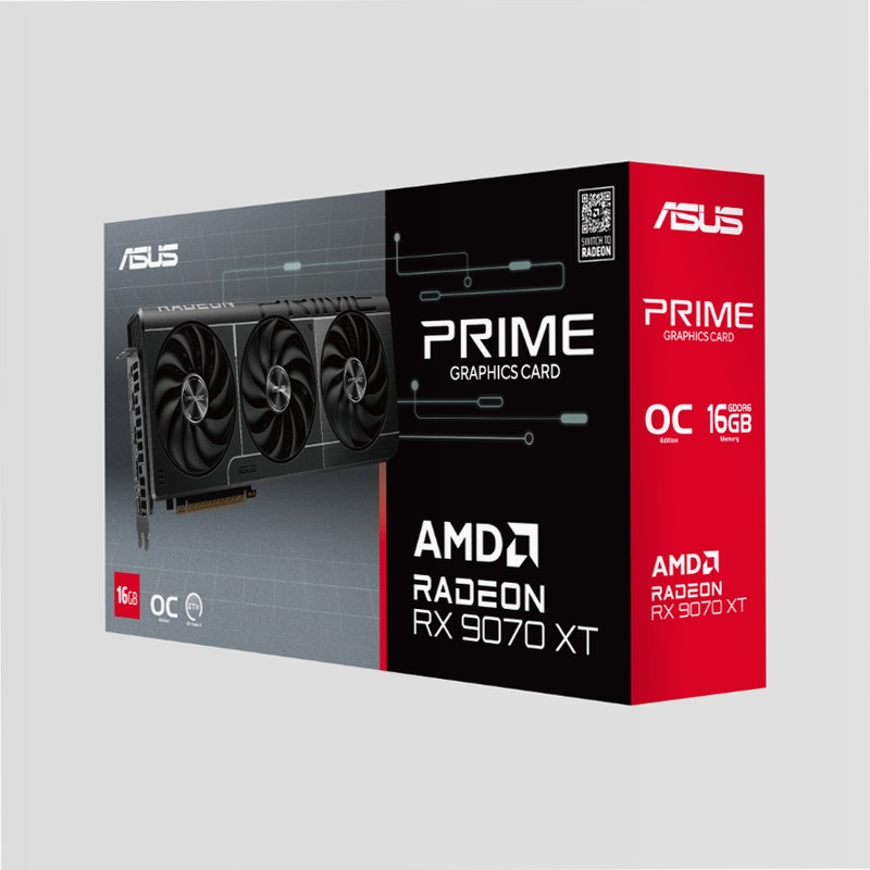 ASUS Prime Radeon RX 9070 XT OC Edition 16gb GDDR6 PCIe 5.0