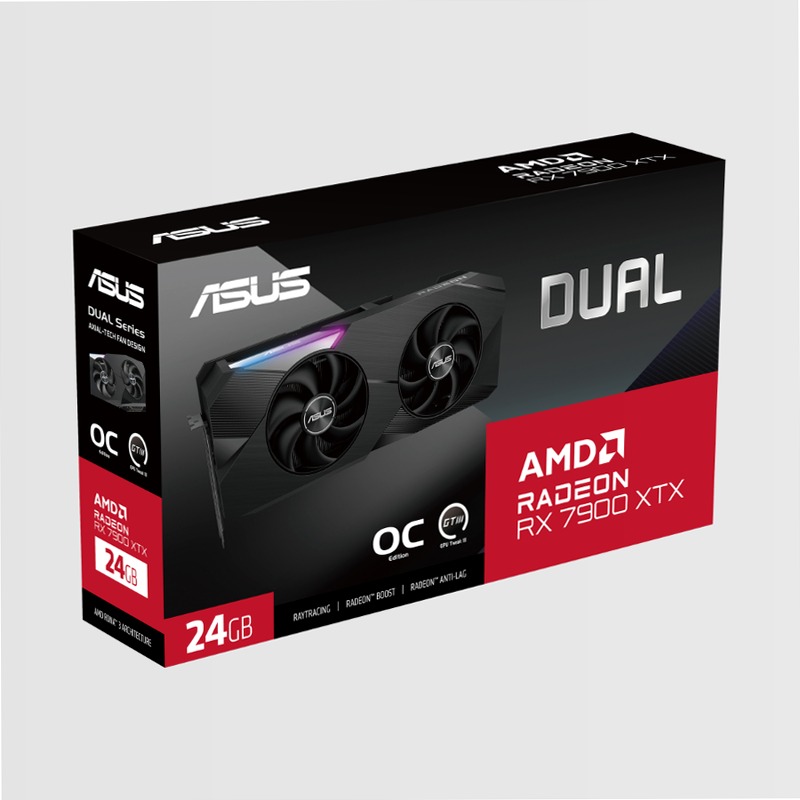 ASUS Dual Radeon™ RX 7900 XTX OC Edition 24GB GDDR6