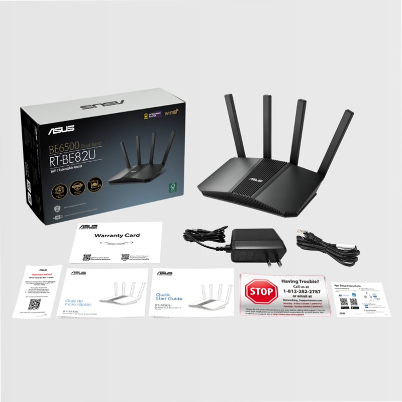 RT-BE82U - Router Wireless ASUS 500 5764Mbps