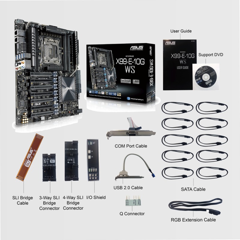 X99-E-10G WS - Specifiche Generali|Schede Madri|ASUS Italia Intel