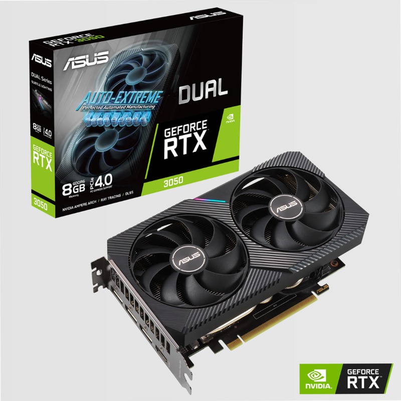 ASUS Dual GeForce RTX 3050 8GB GDDR6 | Graphics Card | ASUS Global - Specifiche Generali