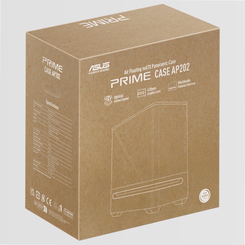 Case PC ASUS Prime AP202 ARGB
