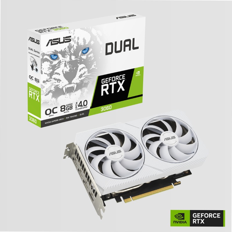ASUS Dual GeForce RTX 3060 White OC Edition 8GB GDDR6 | Graphics Card| ASUS Global - Specifiche Generali