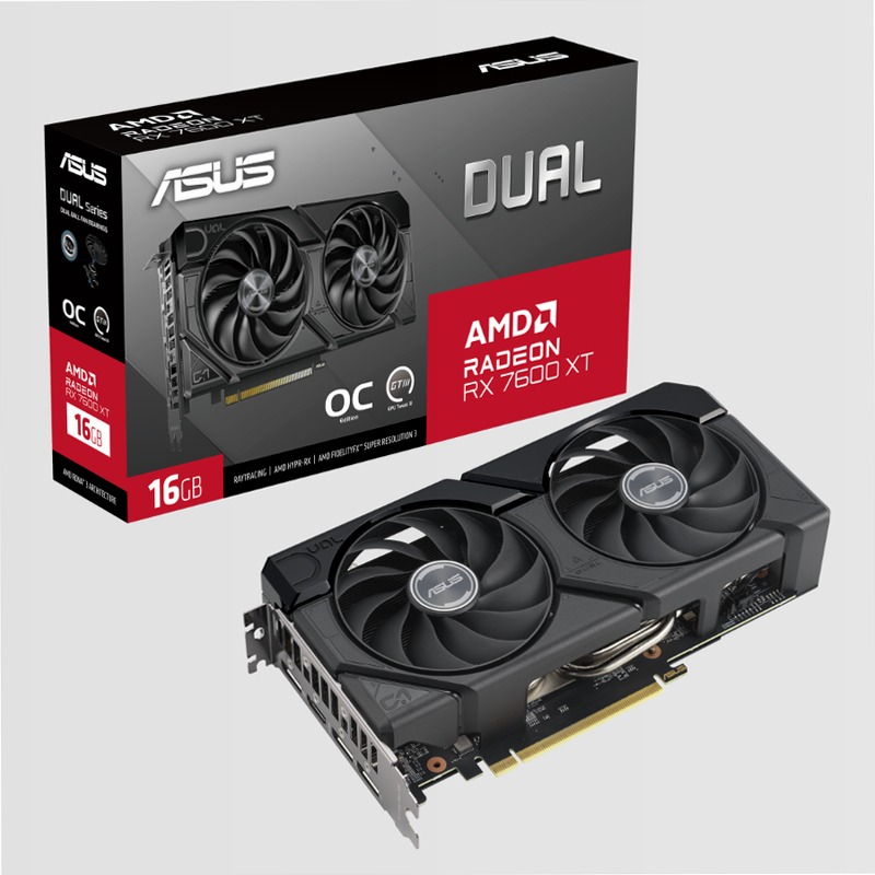 ASUS Dual Radeon™ RX 7600 XT OC Edition 16GB GDDR6 - Specifiche Generali