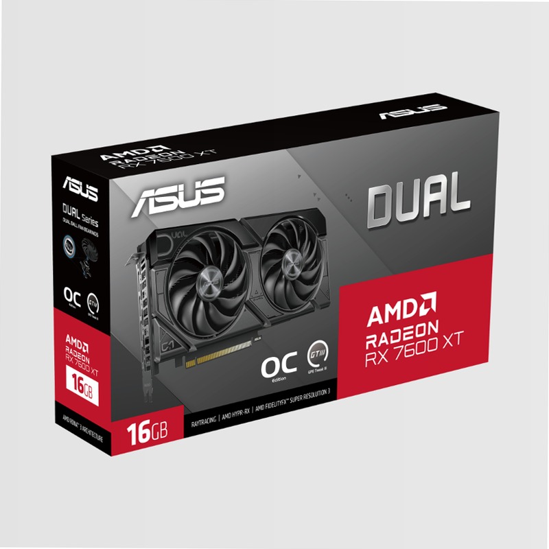 ASUS Dual Radeon™ RX 7600 XT OC Edition 16GB GDDR6 - Specifiche Generali