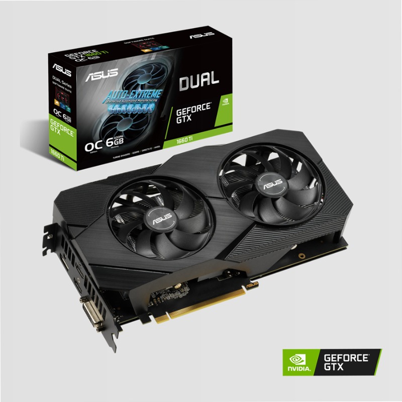 DUAL-GTX1660TI-O6G-EVO - Specifiche Generali|Schede Video|ASUS Italia 6gb GDDR6