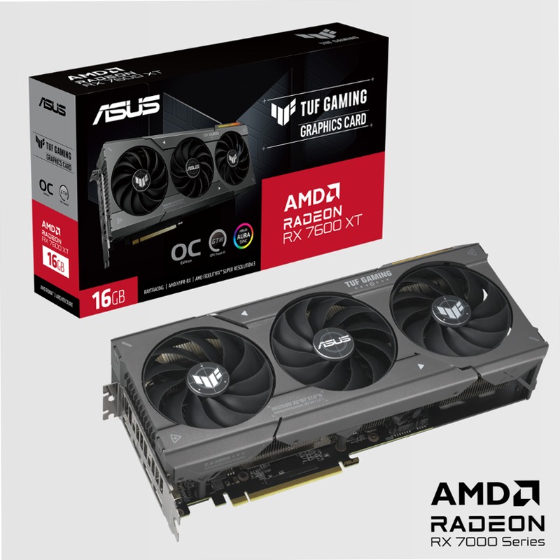 ASUS TUF Gaming Radeon RX 7600 XT OC Edition 16gb GDDR6