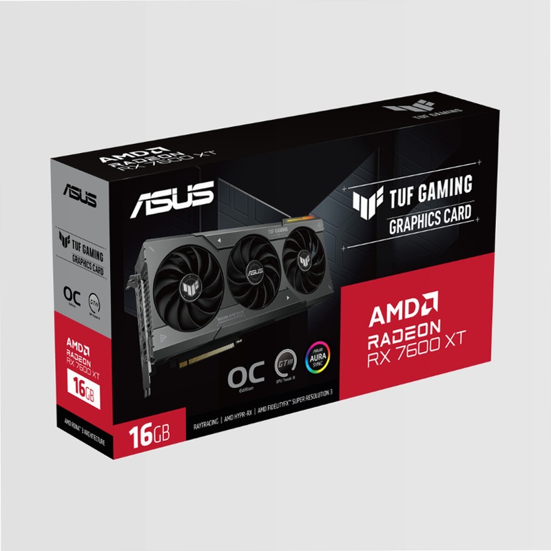 ASUS TUF Gaming Radeon RX 7600 XT OC Edition 16gb GDDR6