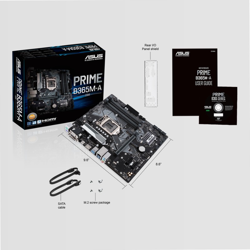 ASUS PRIME B365M-A/CSM - Scheda Madre Intel
