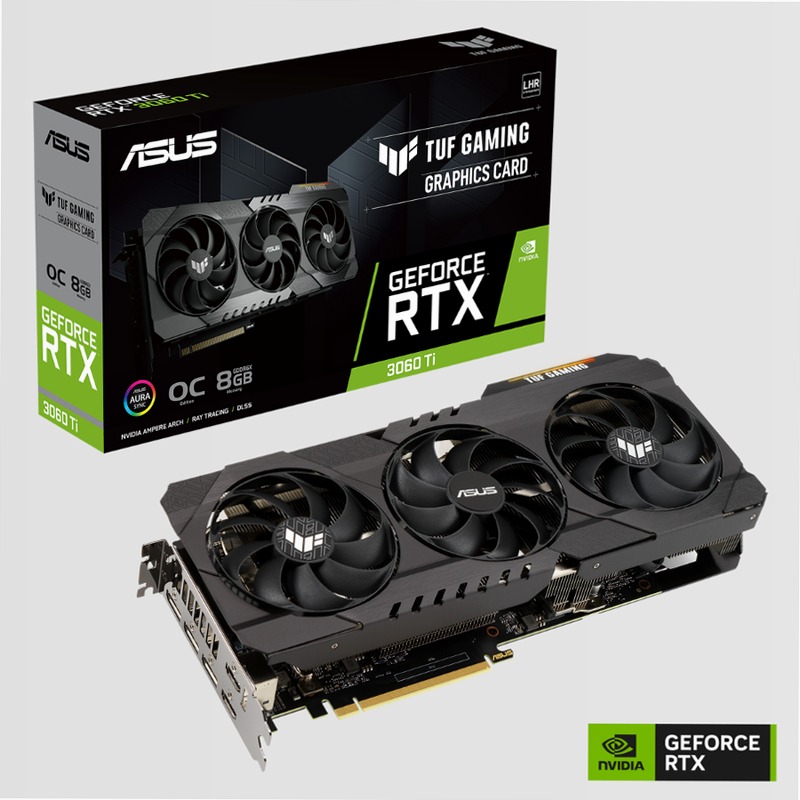 ASUS TUF Gaming GeForce RTX 3060 Ti OC Edition GDDR6X