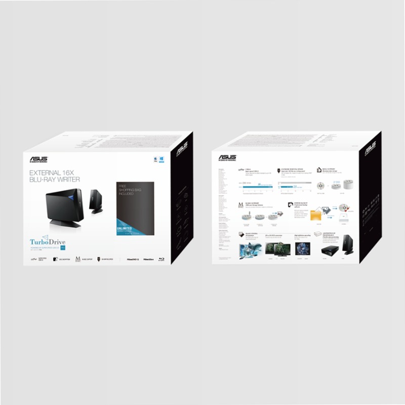 BW-16D1H-U PRO - Lettore e Masterizzatore ASUS