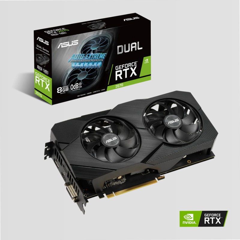 DUAL-RTX2070-8G-EVO-V2 - Specifiche Generali|Schede Video|ASUS Italia 8gb GDDR6