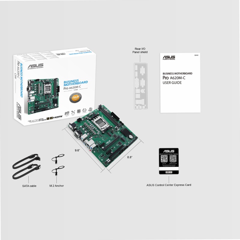 Pro A620M-C-CSM - Specifiche Generali|Schede Madri|ASUS Italia AMD AM5