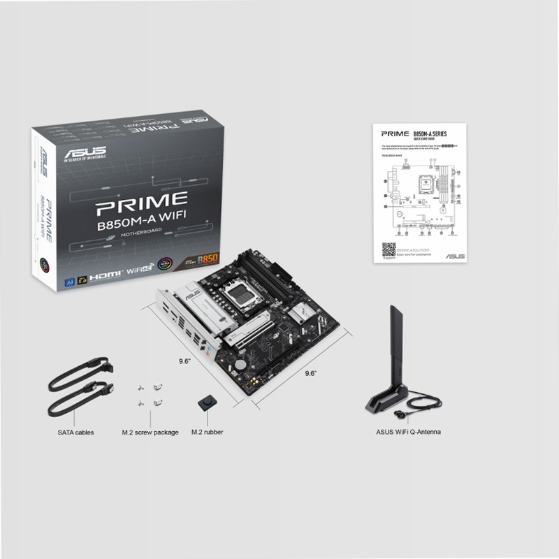 ASUS Prime B850M-A WIFI - Gaming e Creatività AMD DDR5 AM5